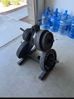 Gym equipment & weights