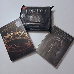 Game of Thrones Season 1 factory sealed, Season 2, and Limited Edition GOT Oreos