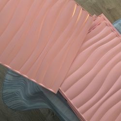 Pink Wall Panels 3D 