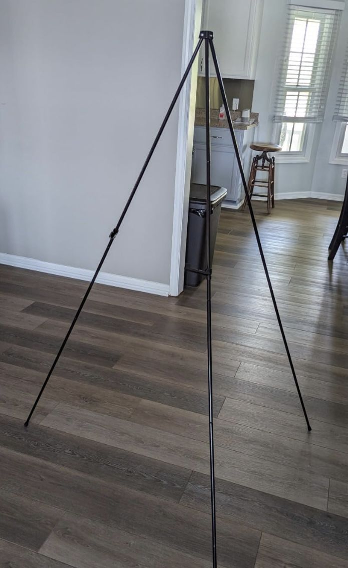 Easel Stand for Display, Portable Foldable Metal Easel, Easels for Signs Wedding Logos,Arts, Painting,Adjustable Floor Easels with Storage Bag