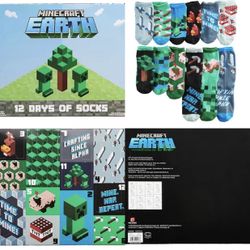 Minecraft 12 Days Of Sock For Little Boys 