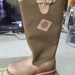 chipewa boots talla 9.5 nuevas punta acero 