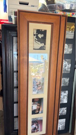 Various picture Frames new in plastic and some used
