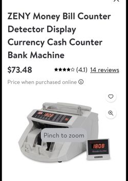 Bill counter machine