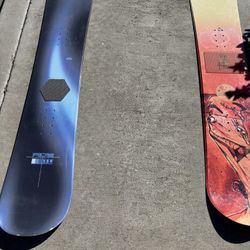 Snowboards For Sale 151cm & 159cm.  $20/each.