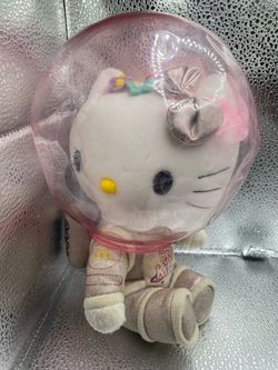 Vintage 2000 Millenium Hello Kitty Space Astronaut Plush McDonald SQUISHED