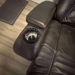 Electric Leather Couch