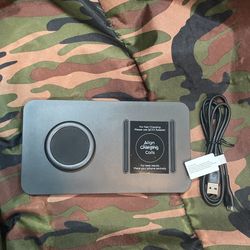 2 In 1 wireless Charger Pad 