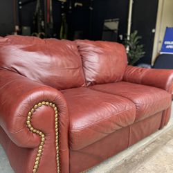 Leather couch/love seat 