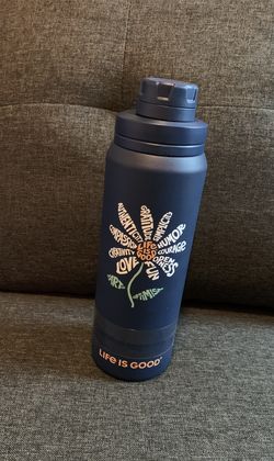 Good Life  - Botella de agua deportiva de 26onzas,, acero inoxidable