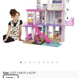 Barbie Dreamhouse play set with 10 different play areas