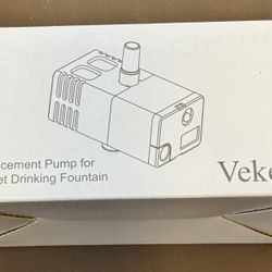 ($8) Veken Replacement Pump For Cat / Dog Pet Water Drinking Fountain