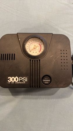 300 PSI 12v air Compressor with car charger