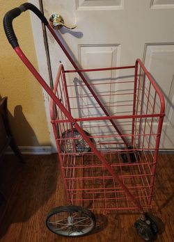 COLLAPSIBLE FOLDING CART ON WHEELS