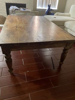Vintage wood table