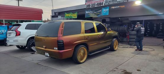 22s LA wire wheels