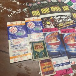 Vintage Sport Ticket 