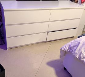 White dresser