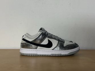 Nike Dunk Low Golden Gals Metallic Silver Sneakers DO5882-001 Women's Size 8