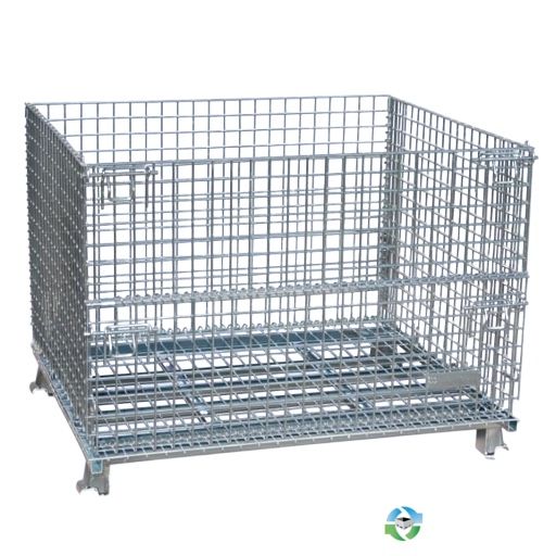 WIRE MATERIAL stackable and collapsible BASKETS 46x39x37inch
