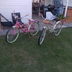 2 Beach Cruisers In Good Condition