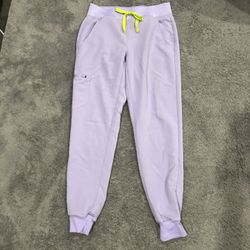 XS FIGS Purple Scrub Pants