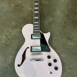 ESP LTD Xtone PS-1 Pearl Pink Semi-Hollow Electric Guitar