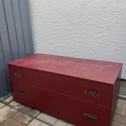Short, Wide Wooden Dresser