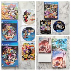 PlayStation 4 games Shantae, Horizon and Saintseia READ DESCRIPTION