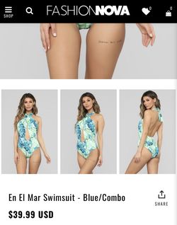 Swimsuit Fashionova Size Small