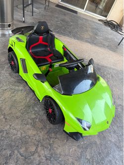 Lamborghini toddler electric toy car