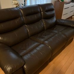 3 Row Leather Couch