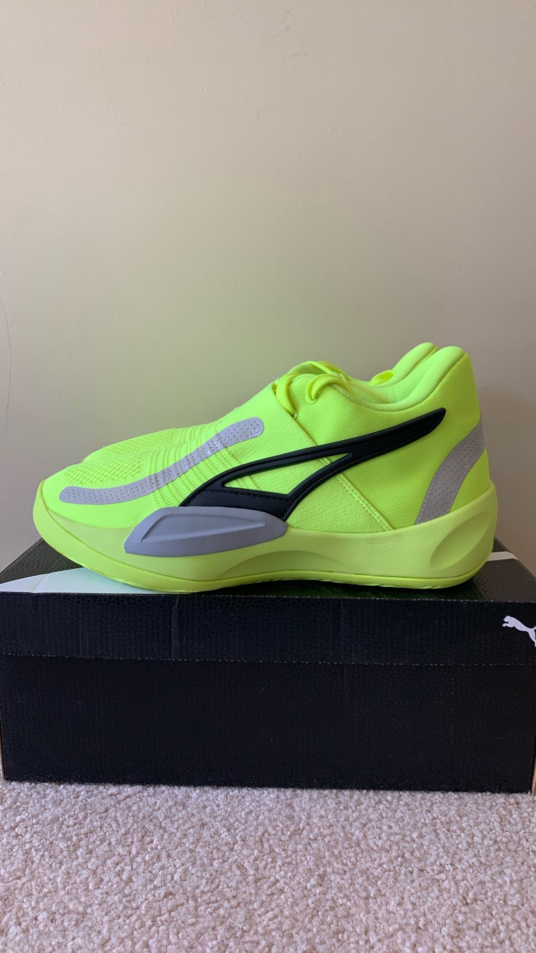 PUMA Rise Nitro Lime Squeeze Harbor Mist Size 11 Men’s