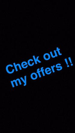 Great deals. Check out all my offers!!