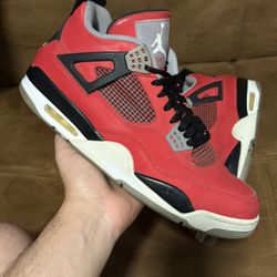 Nike Air Jordan 4 Retro Toro Bravo 2013 Men's Size 13 No Box Used