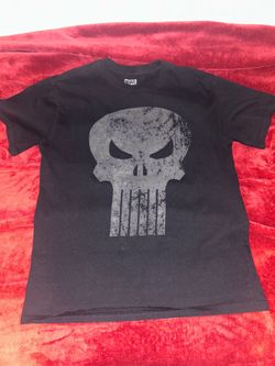 Black Marvel Punisher Boss T Shirt