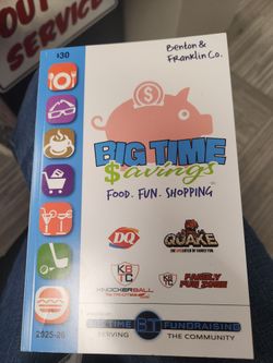 BIG TIME SAVINGS COUPON BOOK