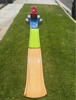 Car and slide toddlers