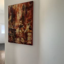 Chicago Abstract - Acrylic On Canvas