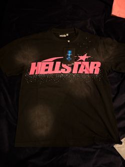 Hellstar Black Graphic T-Shirt with Tags
