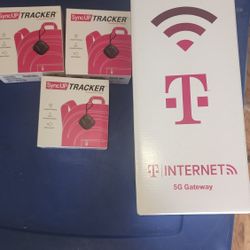5g GATEWAY INTERNET BY TMOBILE AND 3 SYNC UP TRACKERS BRAND NEW SEALED 