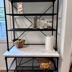 Metal And Marble Bakers Rack for Sale in Santa Monica CA OfferUp