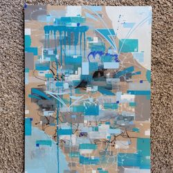 abstract graffiti art 24×18