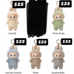 NEW authentic Have A Seat Labubu Pop Mart Plush Pendant Doll HAS popmart plush toy exciting macaron