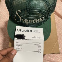 Supreme Panel Hat “Pine Green”