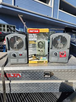 FOR SALE $10 *(EACH)* I HAVE 2 HEATERS *(NEW CONDITION)* GREAT FOR.. MAN CAVE * HOUSE* GARAGE* OUTDOORS*