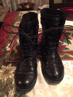 Black boots