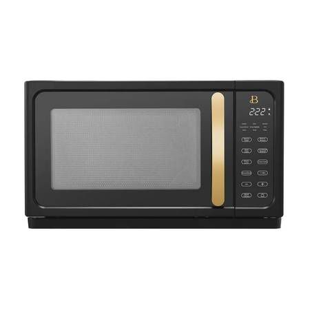 Drew Barrymore Beautiful 1.1 Cu ft 1000W Microwave Oven, Black