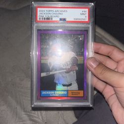 Jackson chourio baseball card