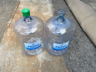 5 gallon water bottles empty